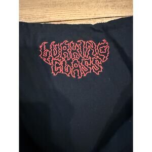 Lurking Class Hoodie with Built in Face Cover Mens Medium Black